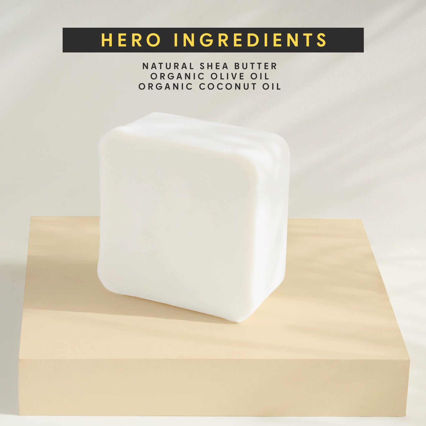 Skin Said Yes - 2.2kg (5 Lb) Shea Butter Soap Base for Soap Making - No Palm Oil, SLS/SLES-Free Shea Butter Melt and Pour Soap Base, Homemade Shea Butter for Soap Making Organic - Soap Making Supplies