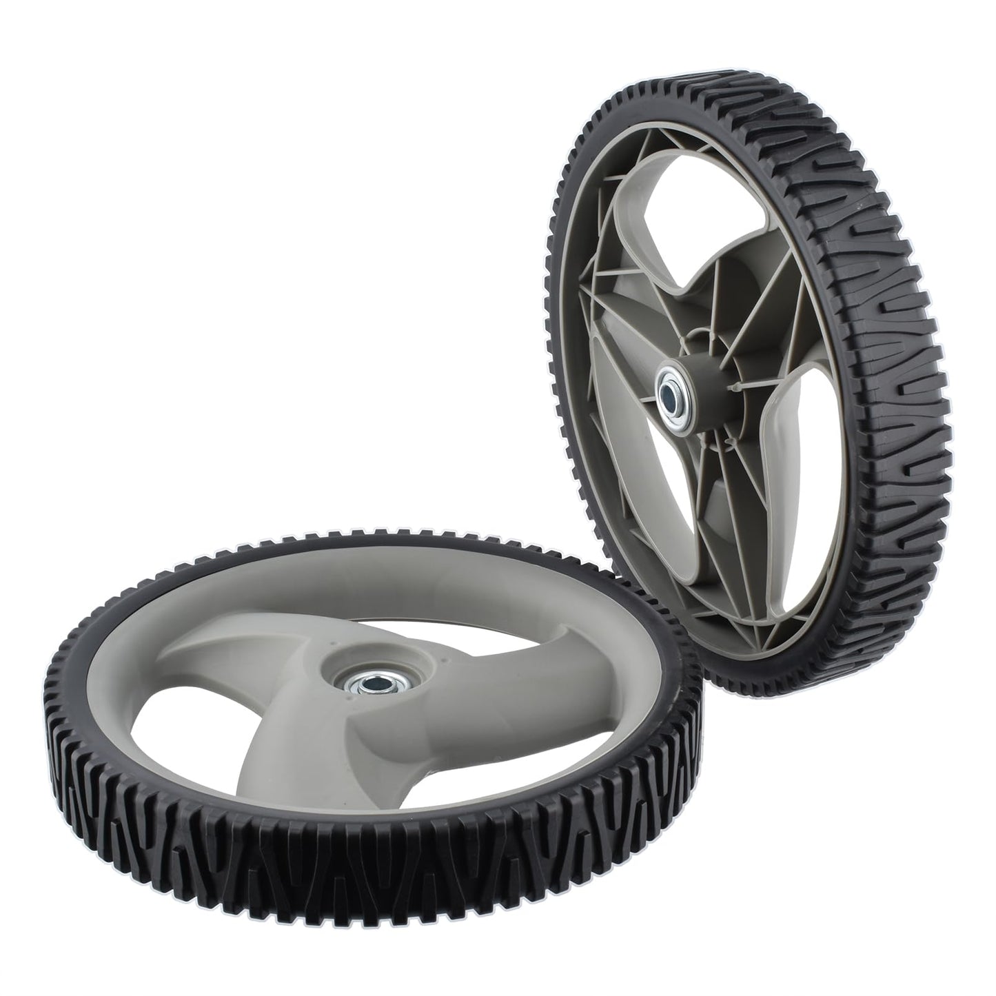 12-inch Lawn Mower Wheel 532433121 Replacement for Craftsman Fit for Husqvarna for Poulan Pro Lawnmower, 2 pcs