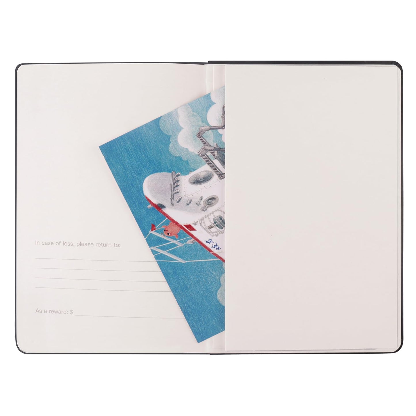 COMIX A5 Hardcover Lined Journal Notebook 、240 Pages, 5.5 x 8.3,70gsm Paper,Hardcover Leather Journal with Elastic Band for Women Men on Work, Business, School and Travel,Black