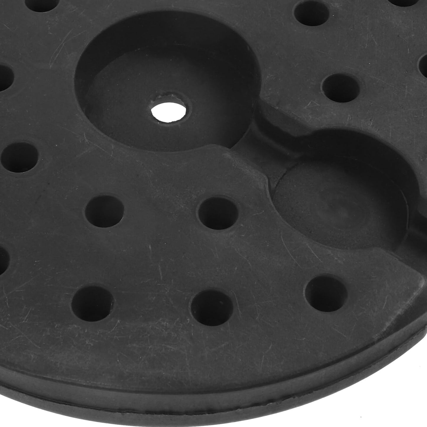 MAGICLULU Lamp Base Counterweight Round Iron Desk Lamp Weight Replacement Floor Loader Base for Bedroom Black 23.3cm