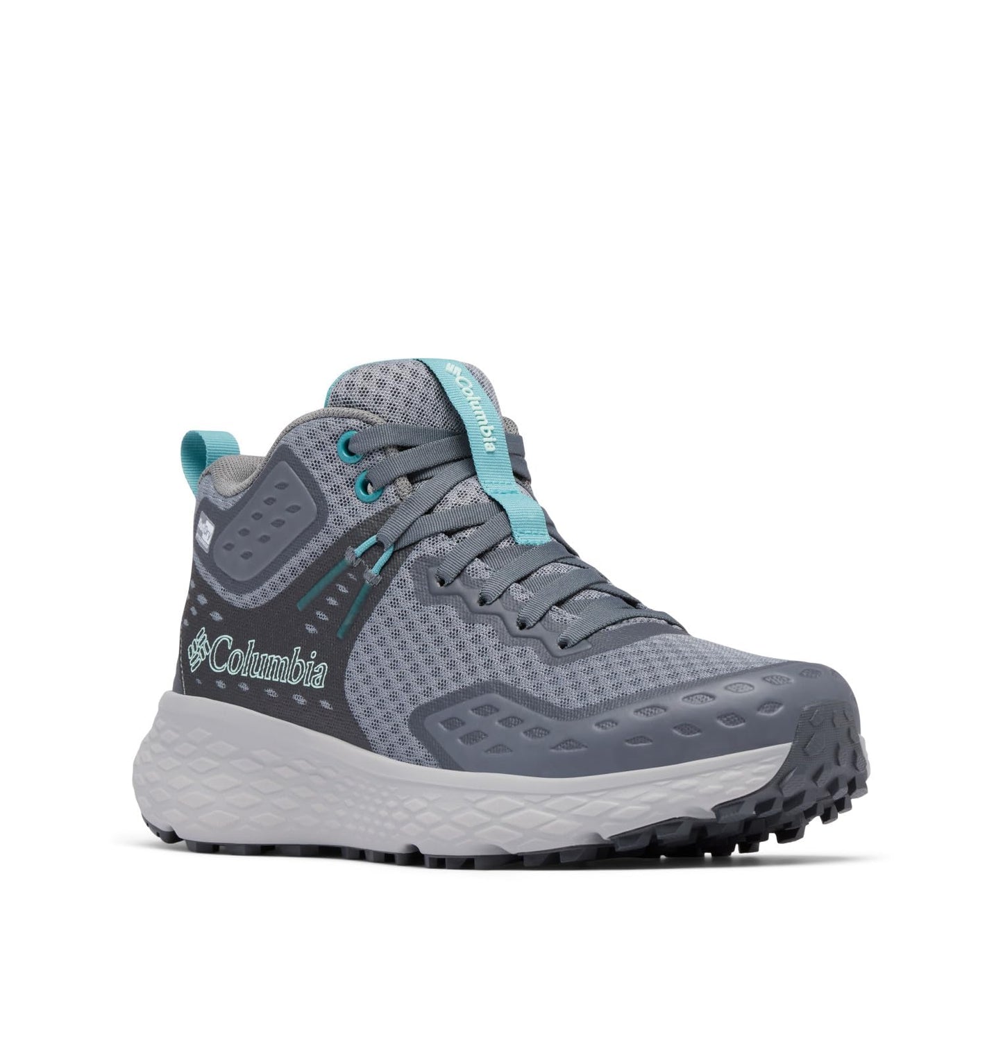 Columbia Women's Konos TRS Outdry Mid, Titanium Grey Steel/Teal, 12