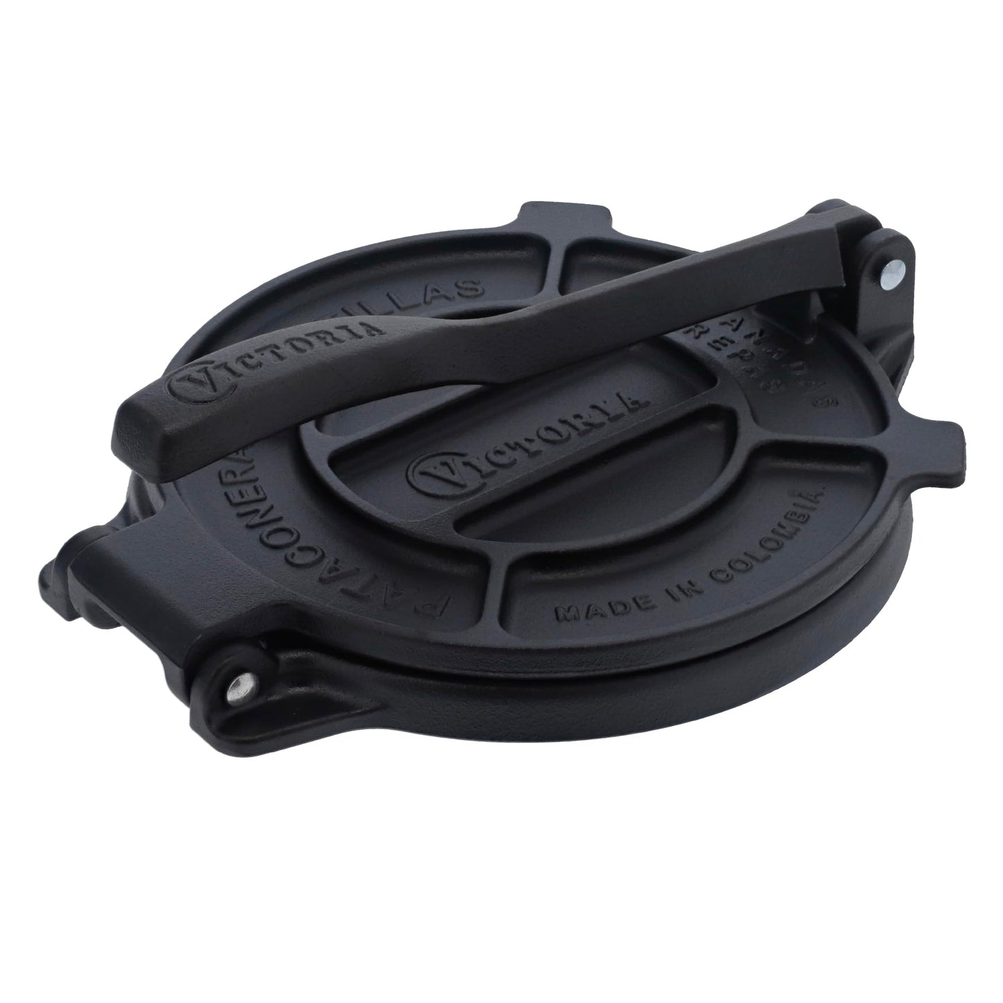 Victoria Cast Iron Tortilla Press, Tortilla and Roti Maker, Made in Colombia, 6.5 Inches
