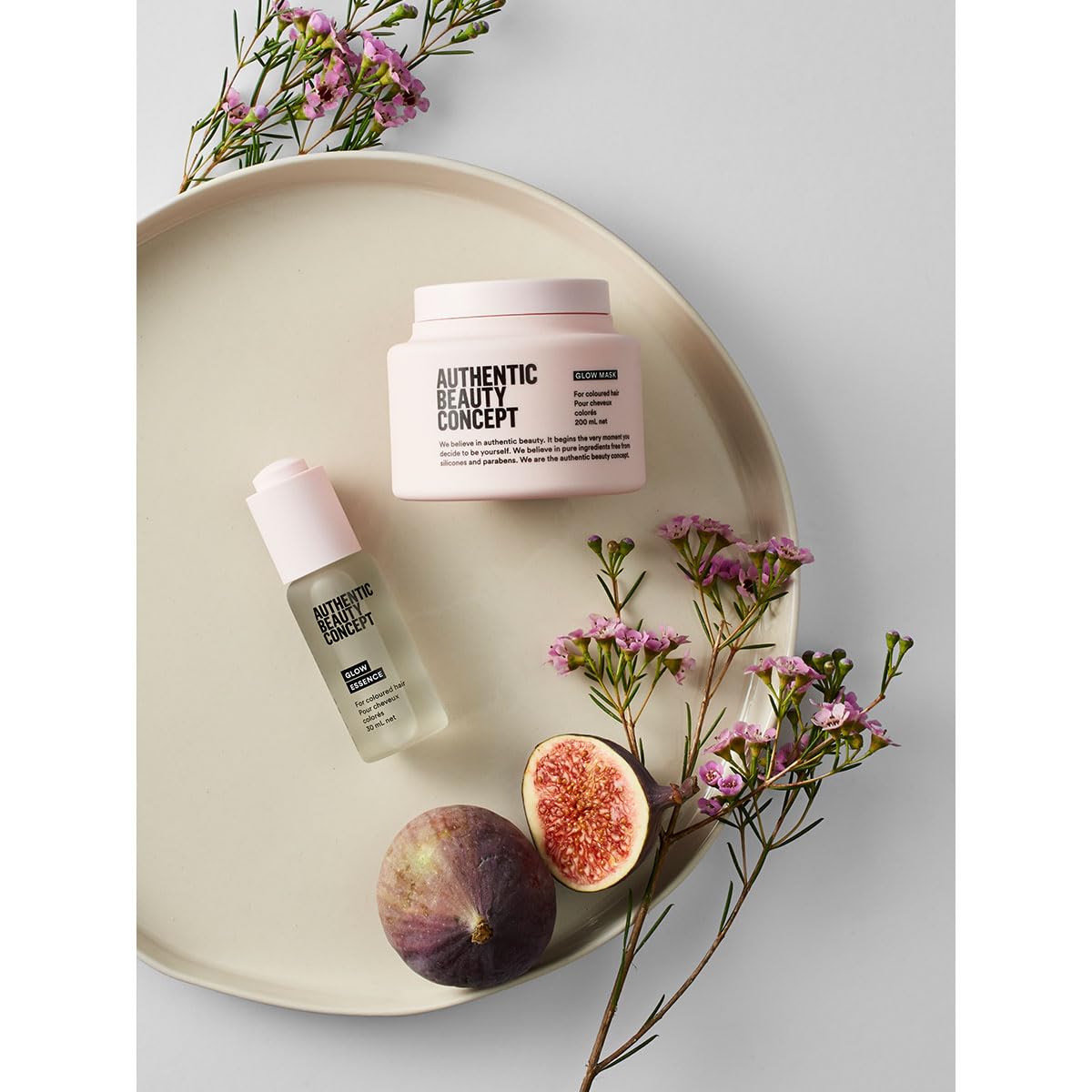 Authentic Beauty Concept Glow Mask, for Color Treated Hair, Moisturizes and Nourishes, Vegan, Paraben and Silicone Free, 200mL