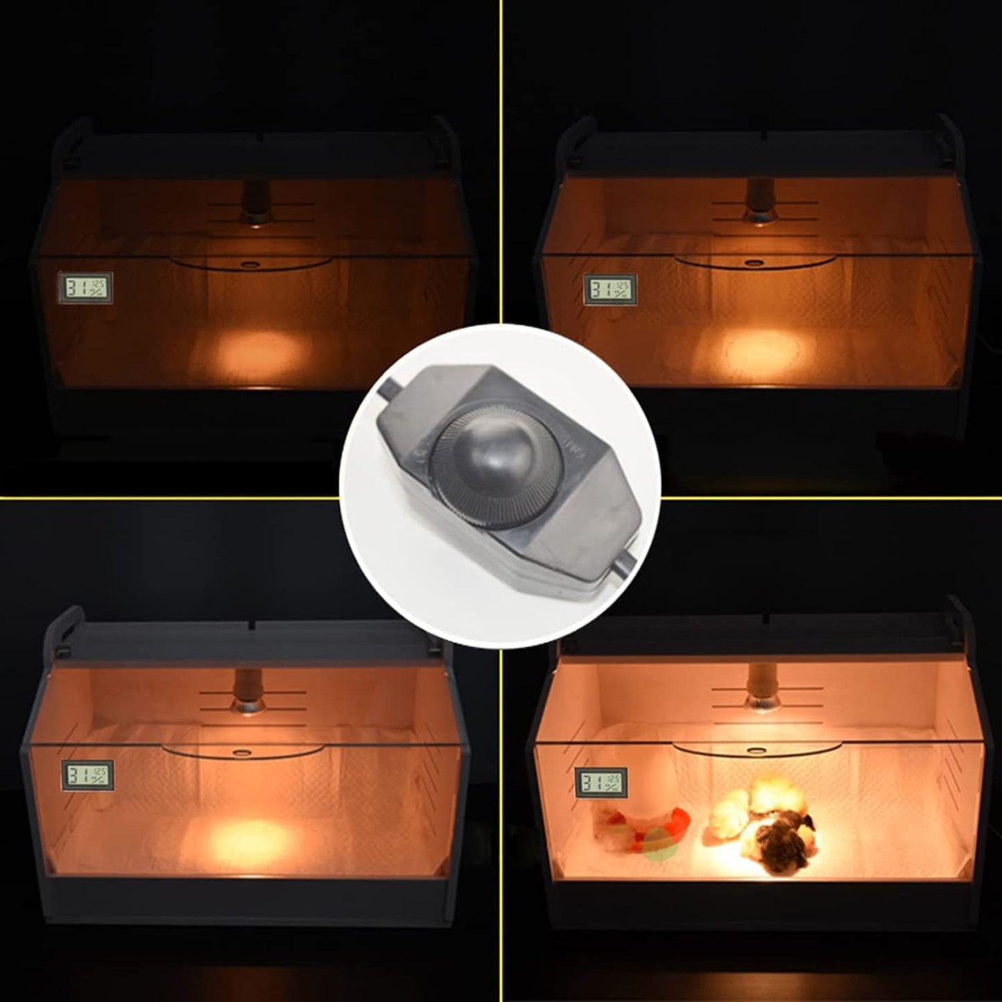 Intelligent Brooder Box 10-15 Newborns Chicks Quail Birds Small Animals Manual Incubators Poultry Heater Breeding Box