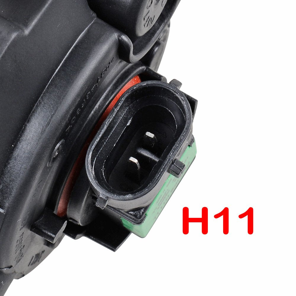 Astra Depot 2X Fog Lights with H11 Bulbs w/Mounting Brackets Replacement For Mitsubishi Outlander RVR ASX