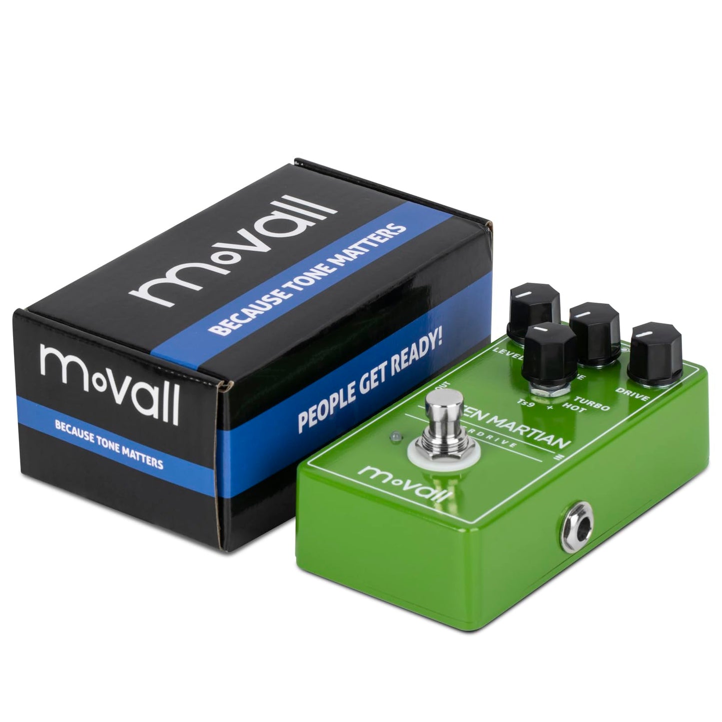 Overdrive Guitar Effect Pedal - Movall MP105 Green Martian