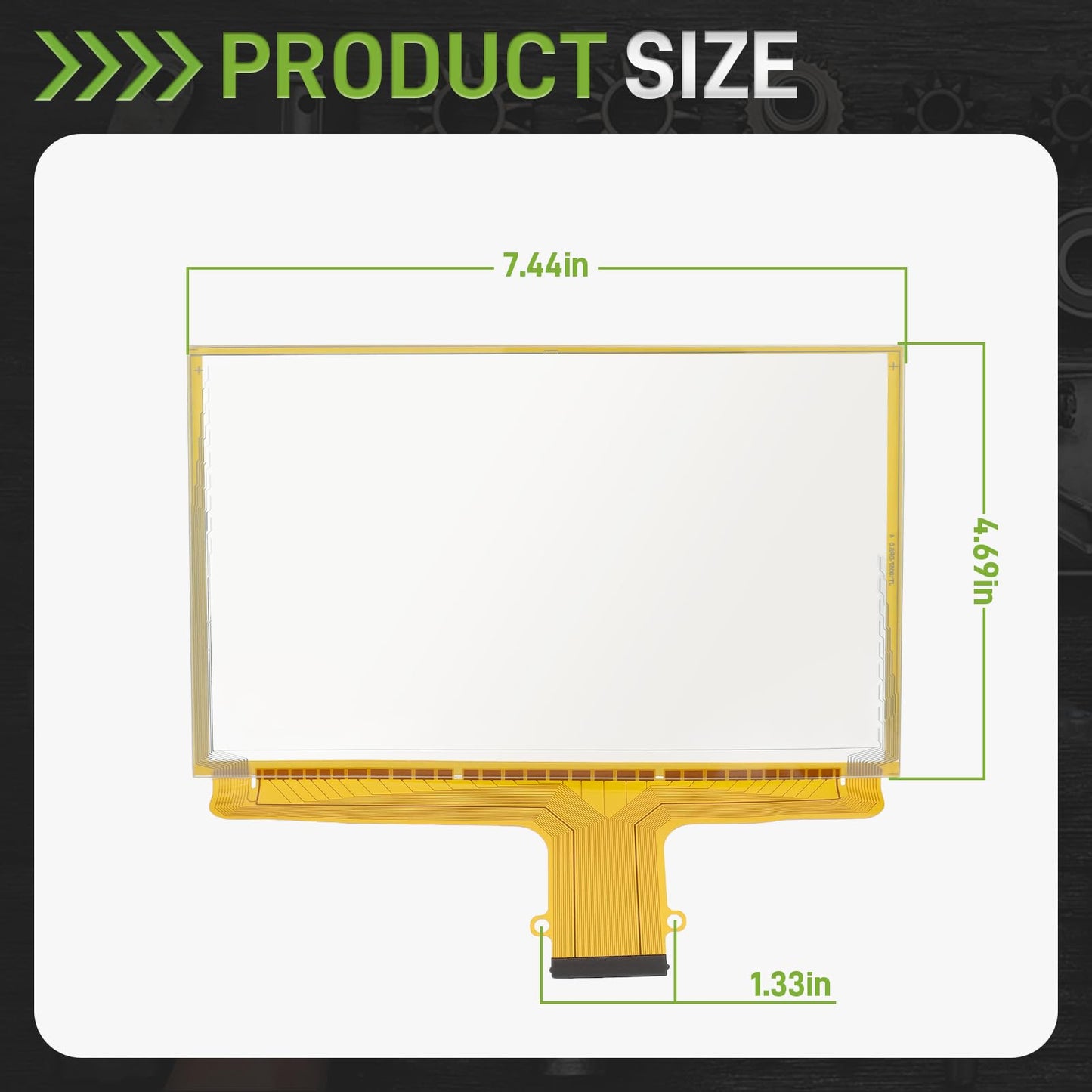 Carbbia DJ080PA-01A 8" Touch Screen Glass Digitizer 55 Pin Touch Screen For Chevrolet GMC MYLINK Navigation Raido