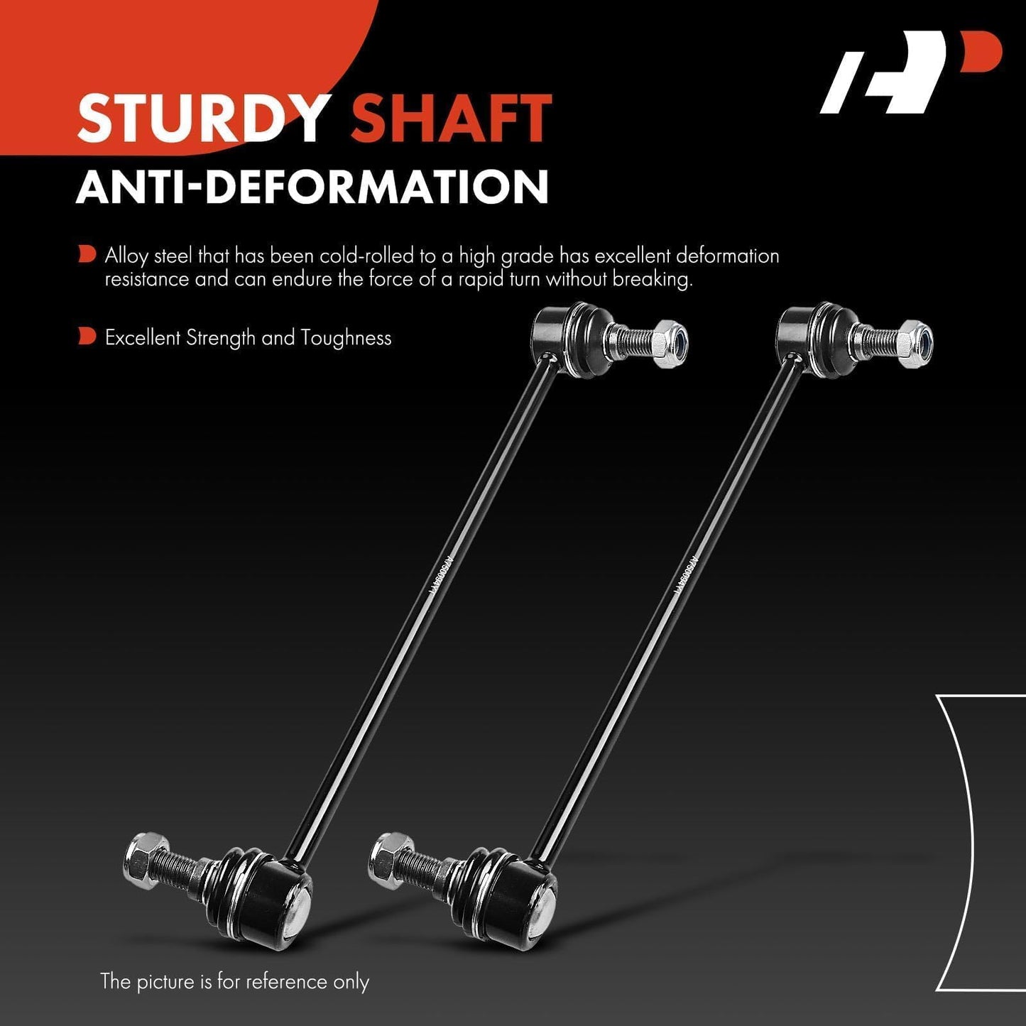A-Premium 2Pcs Front Sway Bar End Links Stabilizer Bar Links, Compatible with Nissan & Infiniti - 2007-2020 - Altima Rogue (Select/Sport) Murano Pathfinder Maxima Quest QX60 JX35