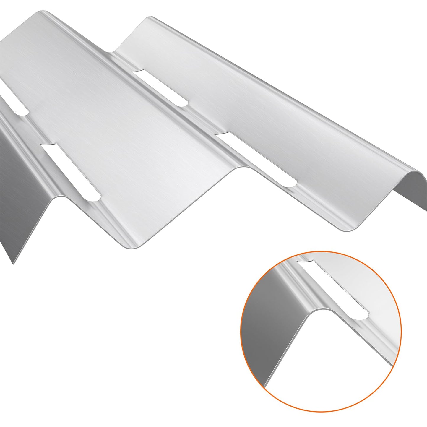 BBQ Future Heat Plate Parts for Napoleon LD32558 LDS32558P 85-3082-4 85-3116-6, Replacement for Napoleon Legend Series 410, 410SB, Small Spaces 325 649, 14 9/16 x 6, 4 Pack