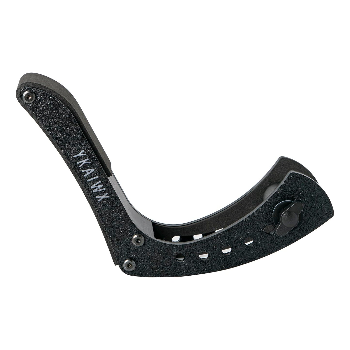 YKAIWX Electric Guitar Footrest, Adjustable Professional Ergonomic Guitar Stand, Black