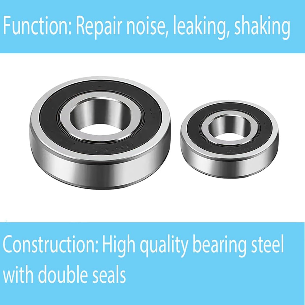 DC62-00156A,6601-002632,6601-002516, 6601-003008,6601-003009 Washer Tub Bearings and Seal Kit Fit for Samsung DC97-16509A, DC97-16509B,DC97-14604D, DC97-14604A,DC97-16151A, DC97-16151B
