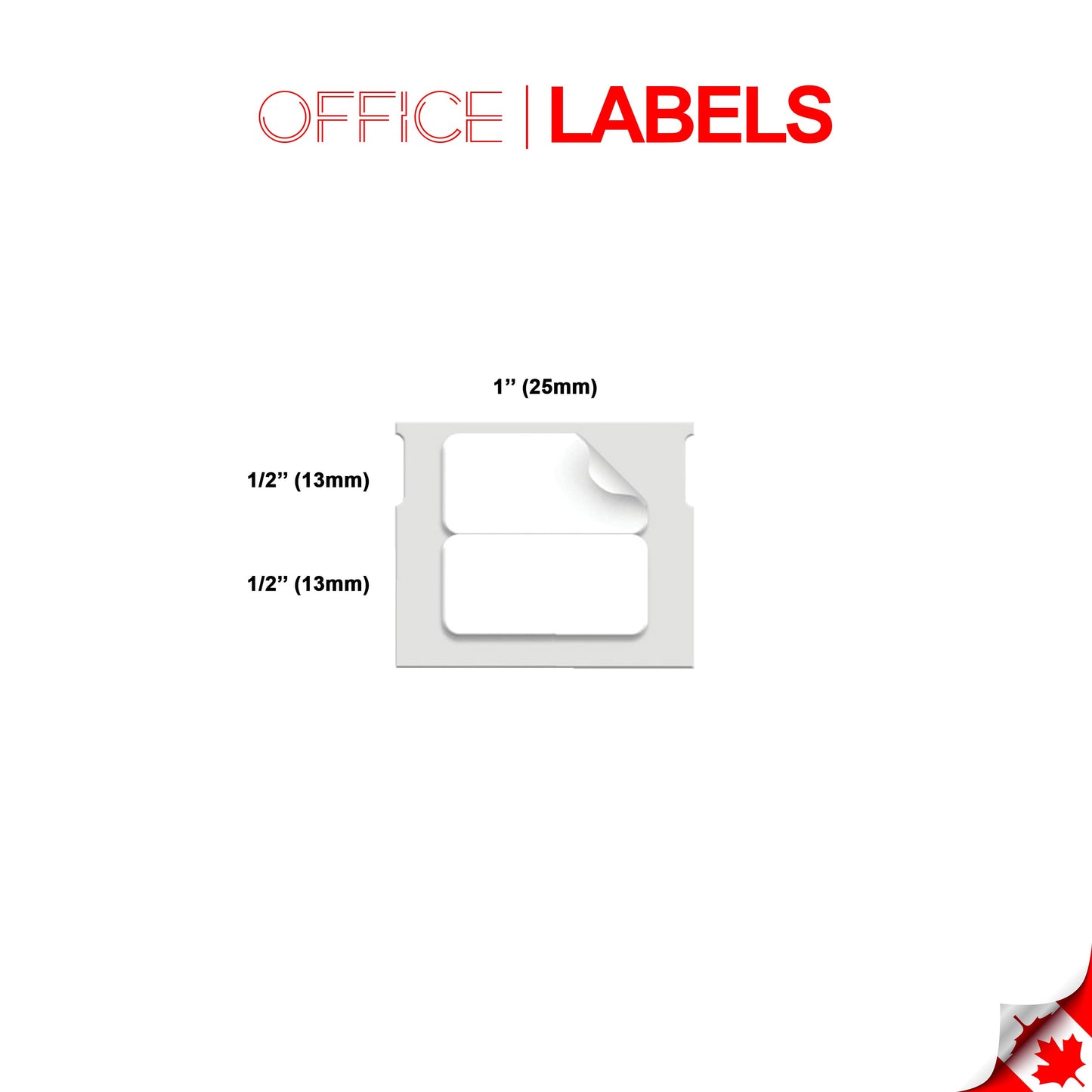OFFICE LABELS Replacement for Dymo 30333 1/2 x 1 10 Rolls