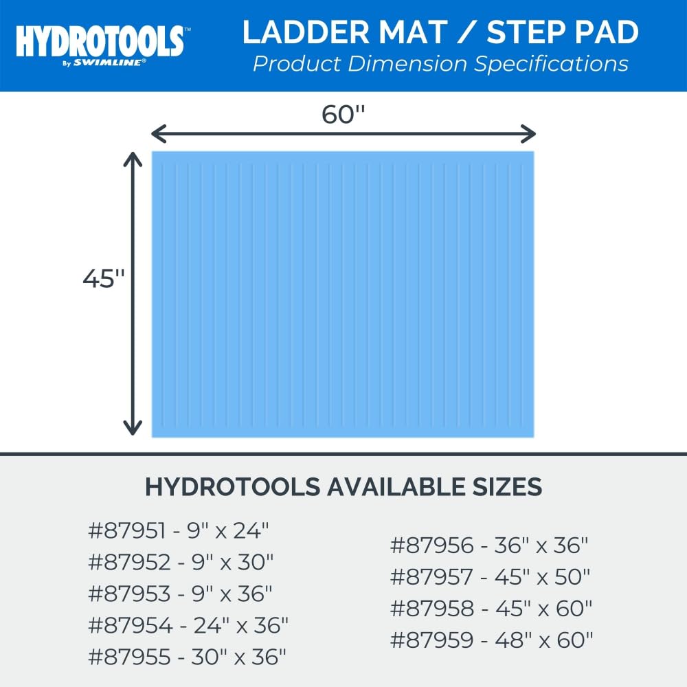 Horizon Ventures NA402 4-Feet x 5-Feet Deluxe in-Pool Ladder/Step Pad