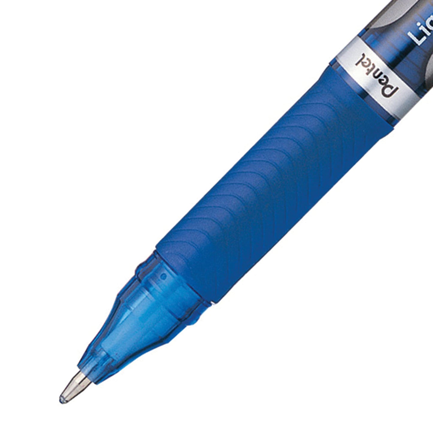 Pentel EnerGel Liquid Gel Rollerball Pen with Cap to Protect Pockets, Everyday Writing, Office Supplies, School Supplies, 1.0mm Bold Point, Blue Ink, BL60-C, Box of 12