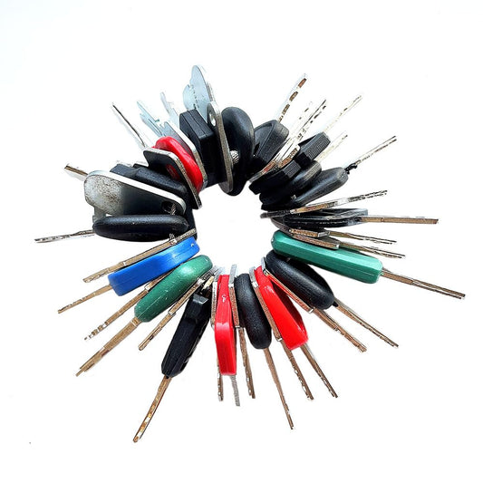 35PCS Heavy Construction Equipment Keys Master Set,Machinery Operator Ignition Keys Compatible with JD,Volvo,Case,Hyster,Caterpillar,JCB,Bobcat,New Holland,Kubota,Komatsu,Lucas,Takeuchi,Hitachi