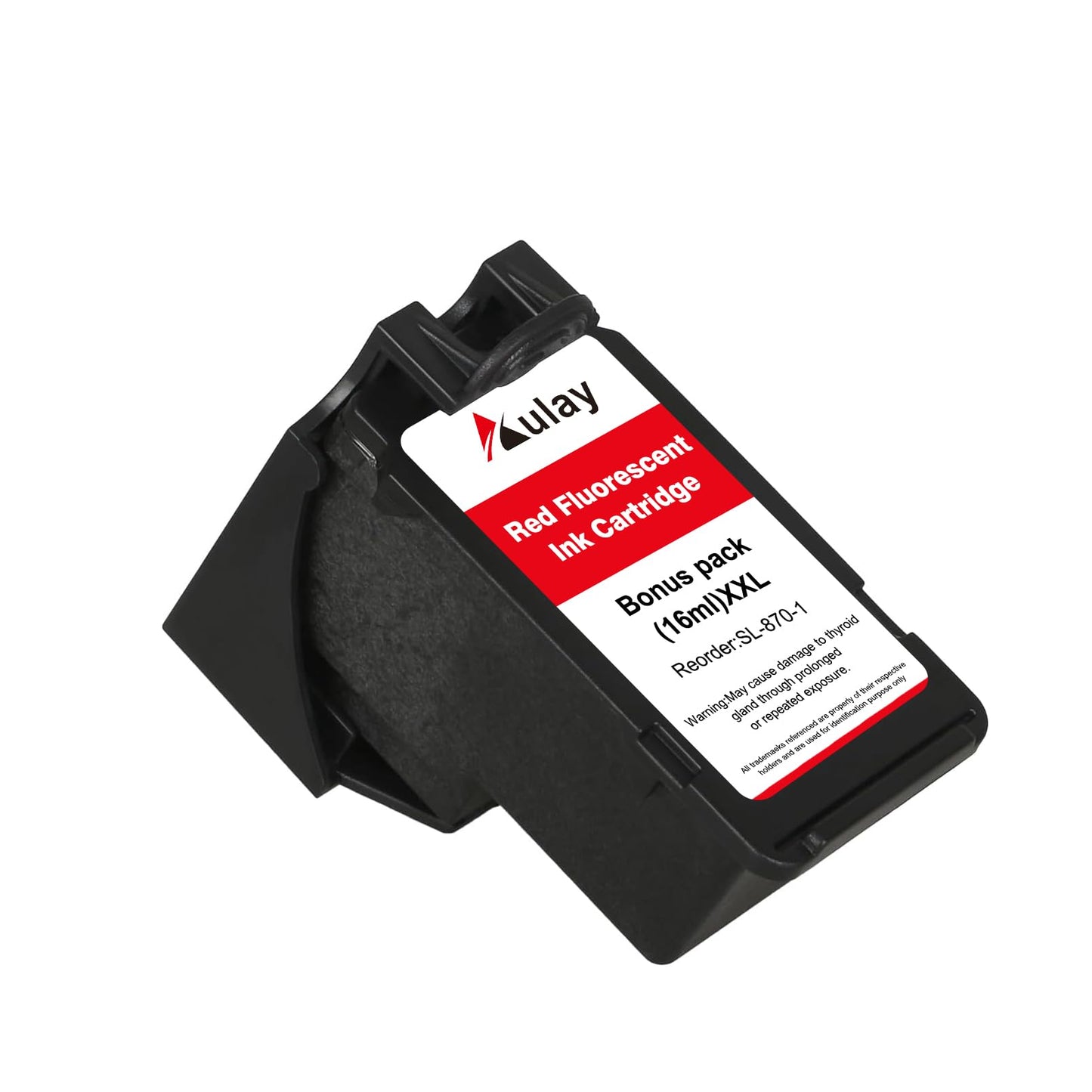 Aulay SL-870-1 Red Ink Cartridge Replacement for Pitney Bowes New SendPro Mailstation (CSD1) Postage Machines| Red| 16ML Large Capacity Ink