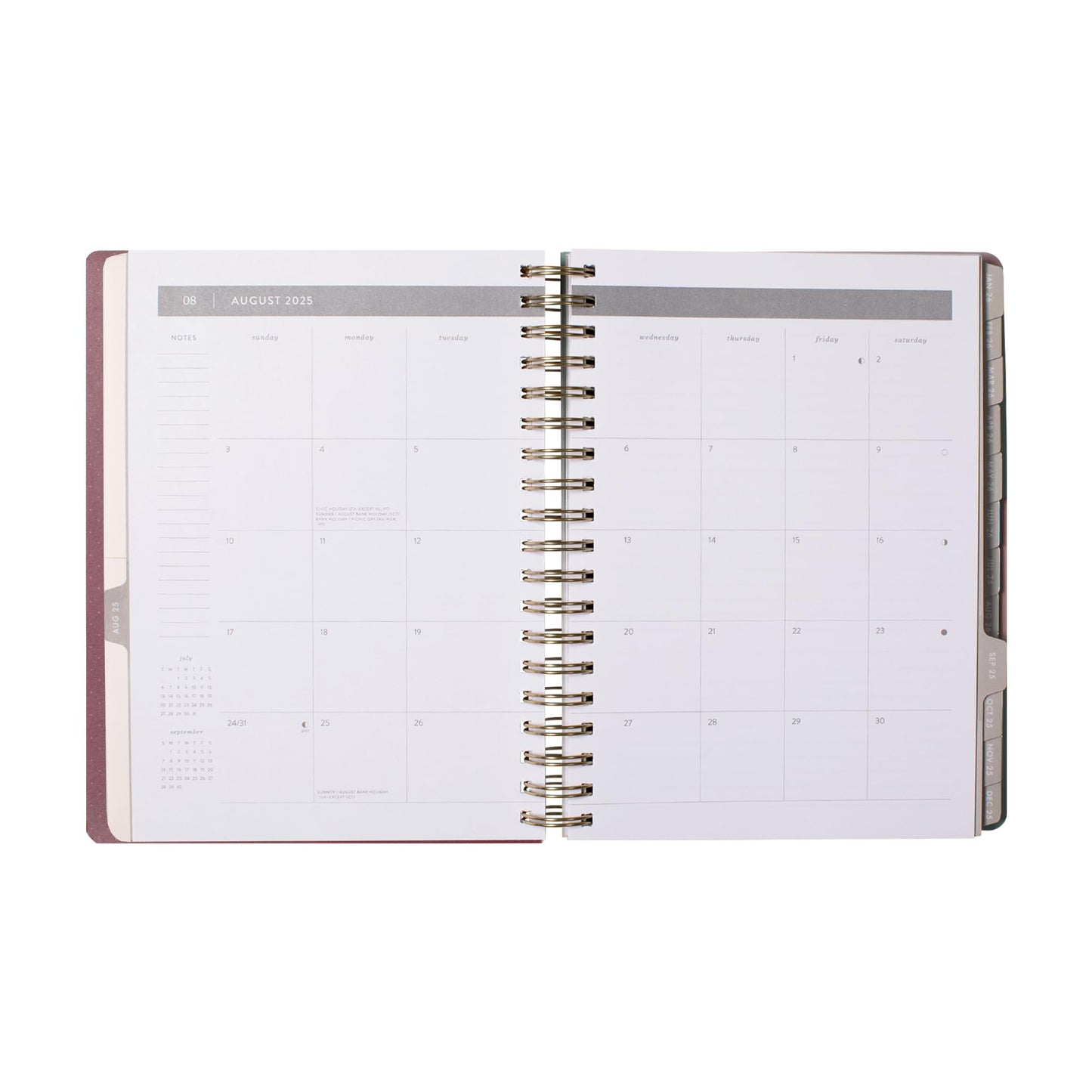 Fringe Studio 2026 Spiral Weekly Planner, Aug 2025 - Dec 2026, 17 Month, Paperback Cover, "MOODY STORYBOOK", 8"w x 10"h, 240 Pages (844PA051)