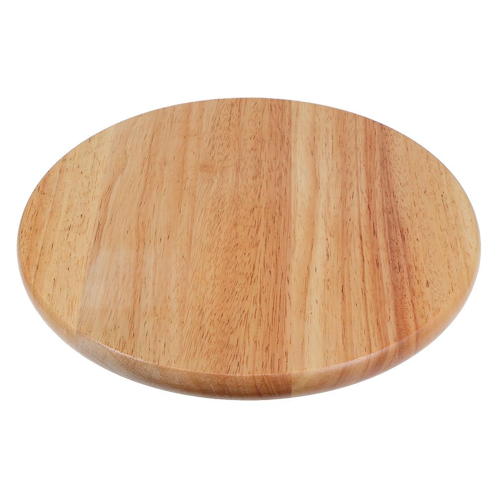 NUOBESTY Solid Wood Stool Replacement Seat Round Wooden Top Ergonomic Bar Stool Seat Replacement for Home Restaurant Cafe Use 13.77X13.77X0.78In