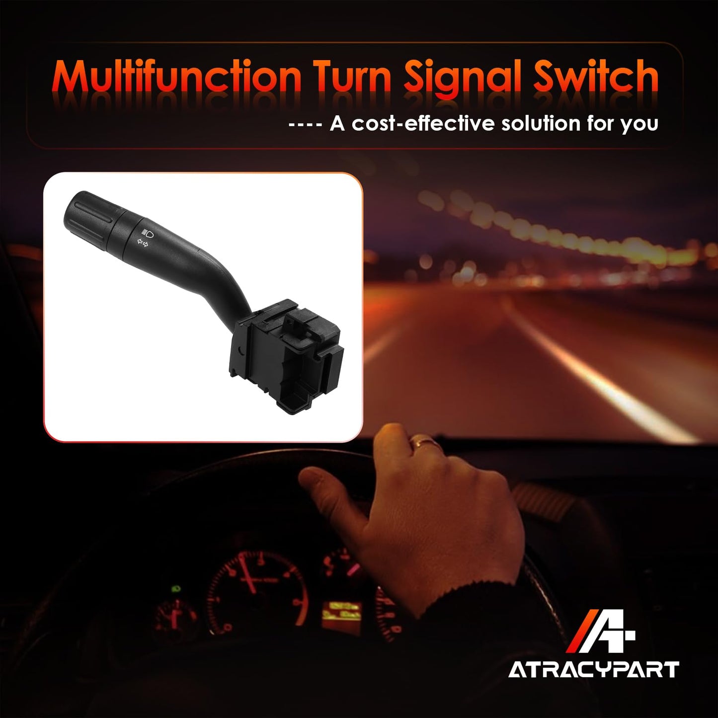 Multifunction Turn Signal Switch | Replacement for 2011-2012 Ford Edge Explorer & Lincoln MKX | Replaces# CBS-2142, SW8462, BT4Z13341AA