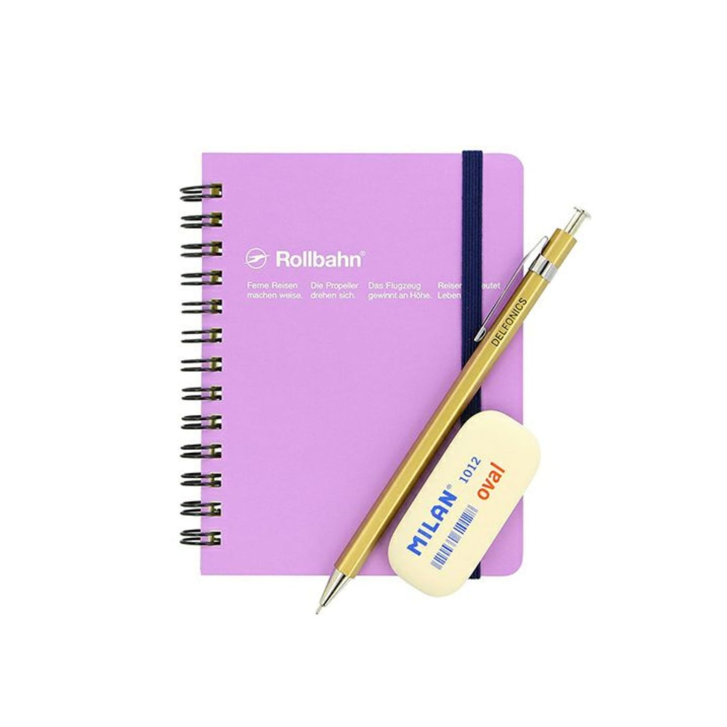 Delfonics Rollbahn Spiral Notebooks: 6-1/2 in x 8.5 in. (Cream)