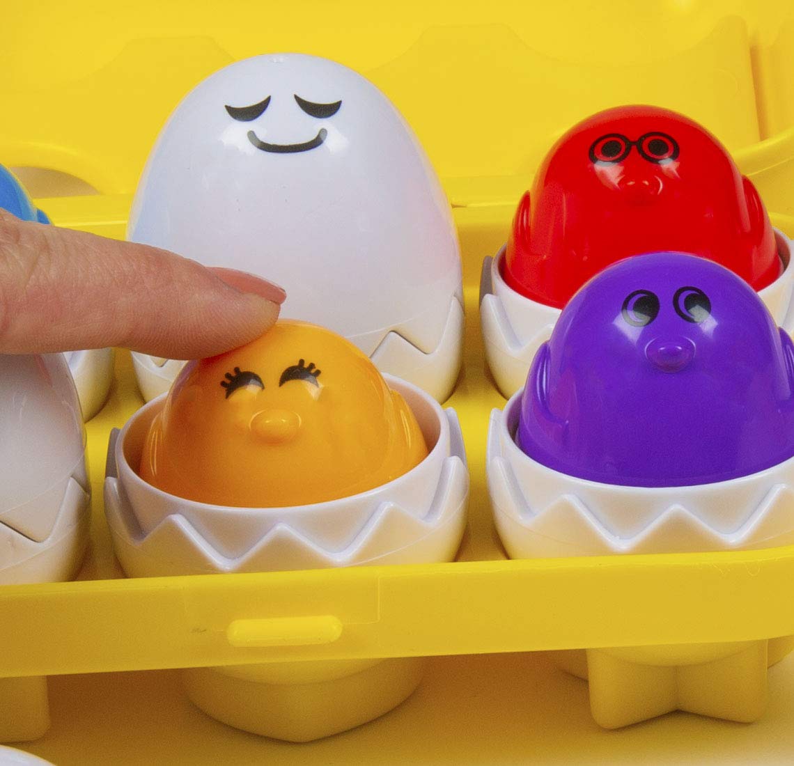 Kidoozie Peek N Peep Eggs - Mentally Stimulating – Employs Tactile Engagement – for Ages 12 Months and Up 8 7