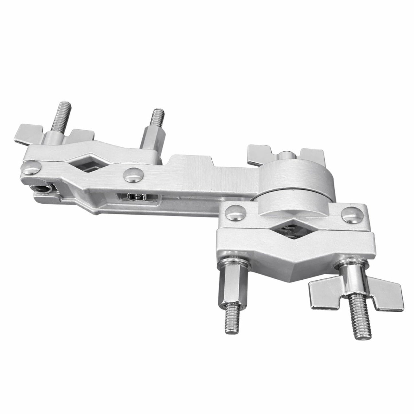 AIAS Rotating Multi Clamp for Drums – Universal Drum Mount for Toms, Accessory Arms & Hardware, Adjustable 5/8" to 1-1/4" Diameter, Durable Percussion Clamp for Stands