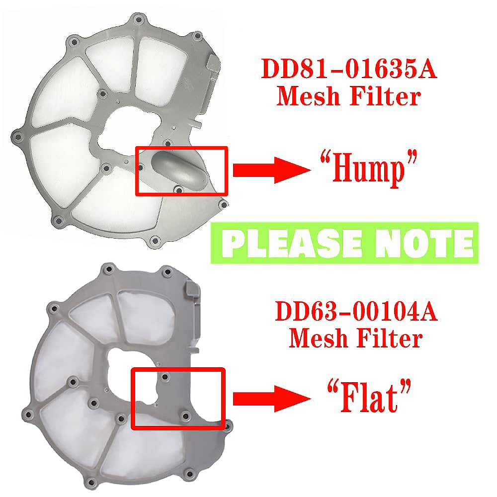 Upgrade DD81-01635A for Sam-Sung Dishwasher Mesh Filter Sump Filter (Hump Version) - Compatible with Samsung Dishwasher Parts (DD63-00104A