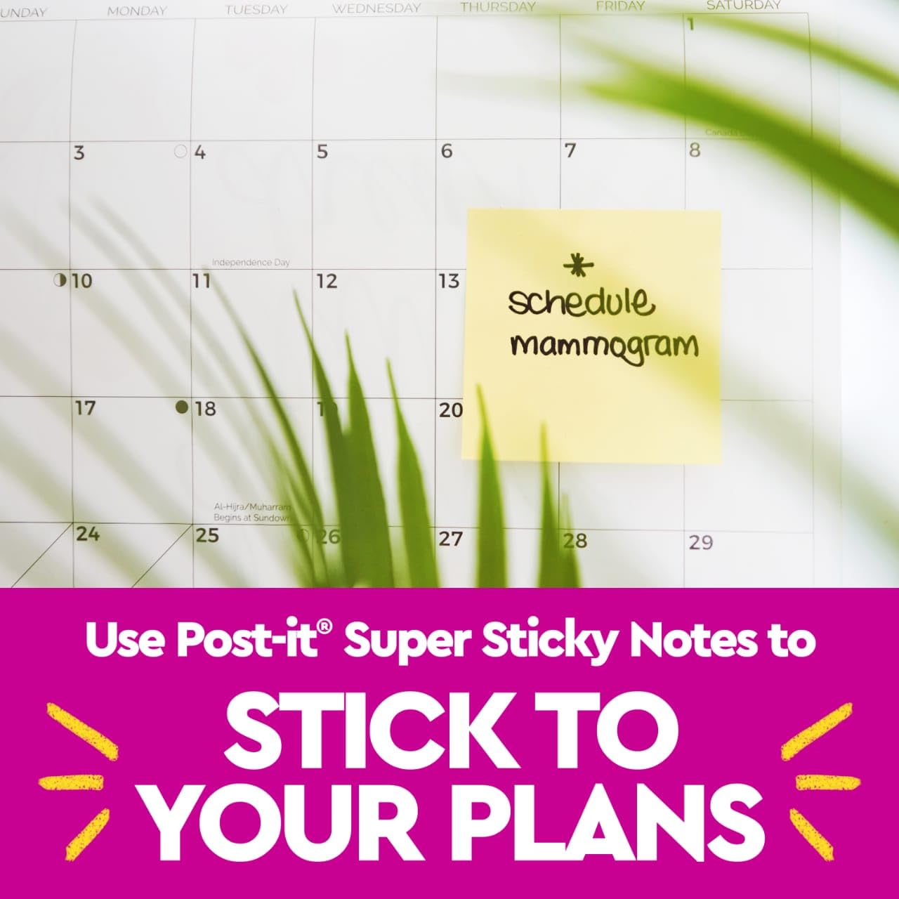 Post-it Super Sticky Adhesive Notes - 3" x 5" - Canary Yellow - 1 Each