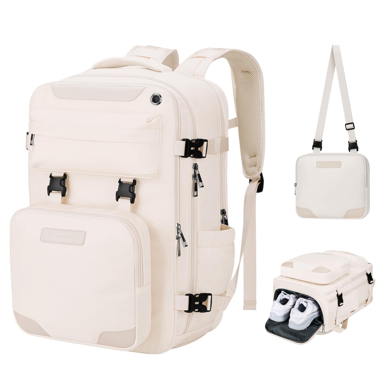 Maelstrom Travel Backpack, 2.beige, 26L, Travel Backpack