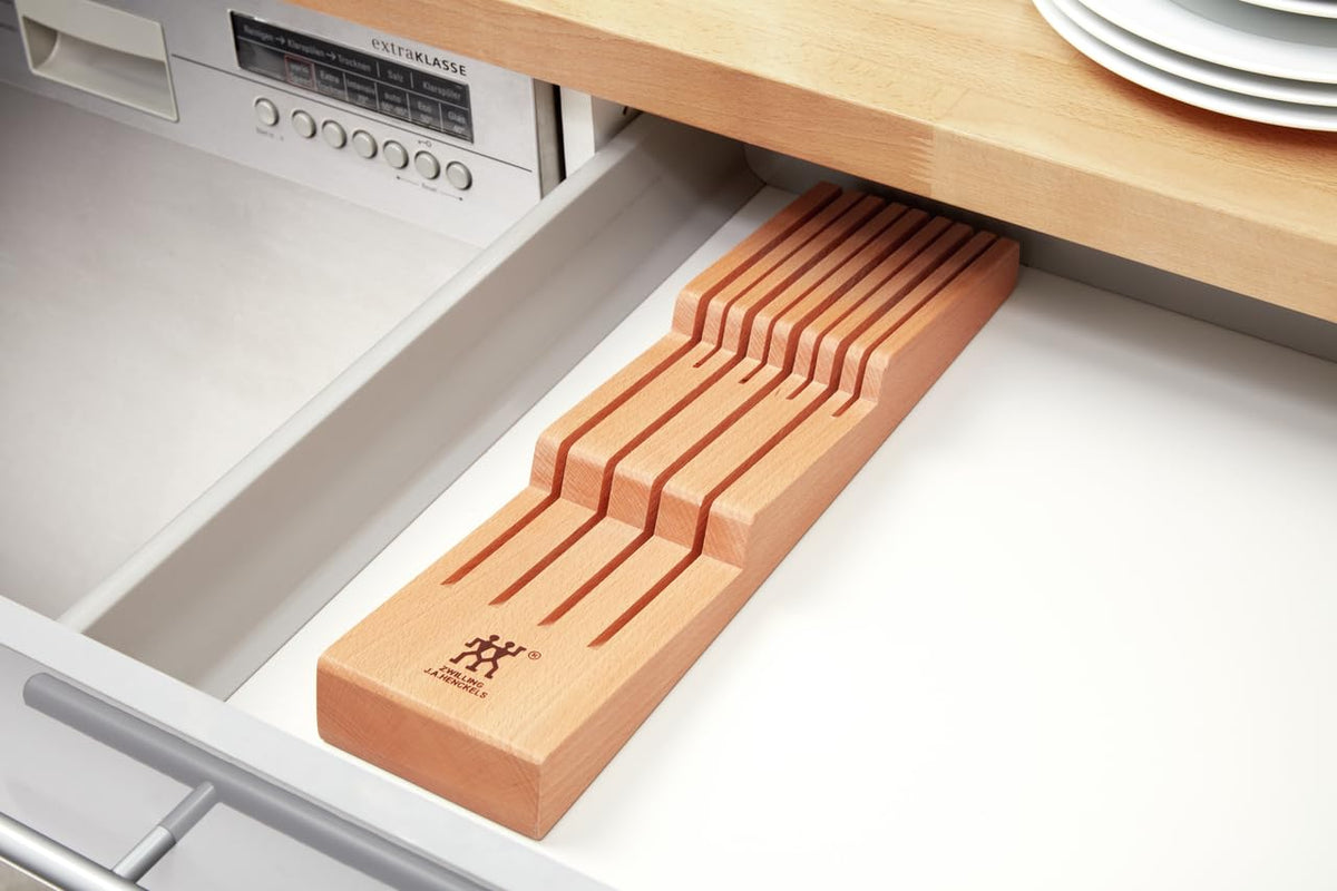 ZWILLING Knife Block, 8-Slot, Beechwood