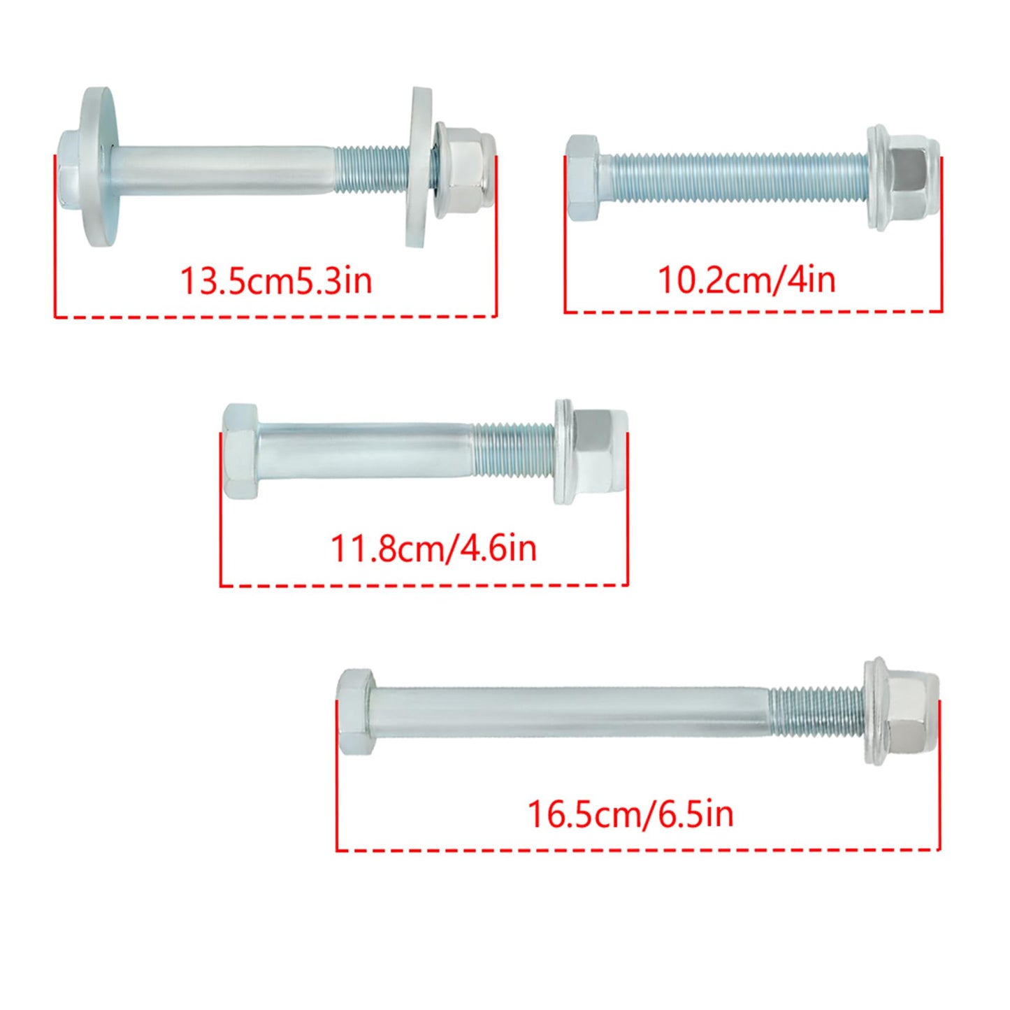 GXYWADY Front Control Arms Cam Bolts & Hardware Kit Replacement for Ram 1500 2500 3500 2003 2004 2005 2006 2007 2008 2009