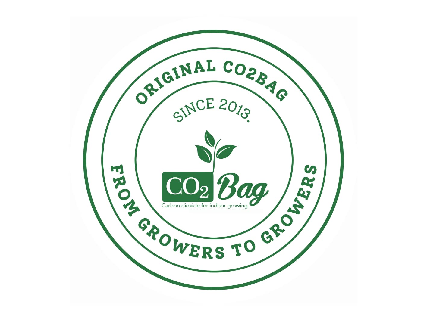 CO2BAG® M for Effective Growth | Improves Taste, Color & Yield | Compact & Maintenance-Free for Indoor Growing and Greenhouses. -2-Pack-