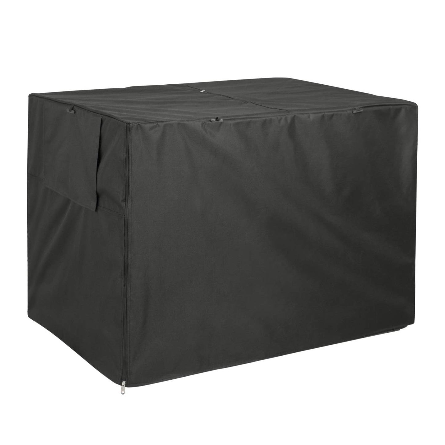 Explore Land 42 inches Dog Crate Cover - Durable Polyester Pet Kennel Cover Universal Fit for Wire Dog Crate 1(Black)