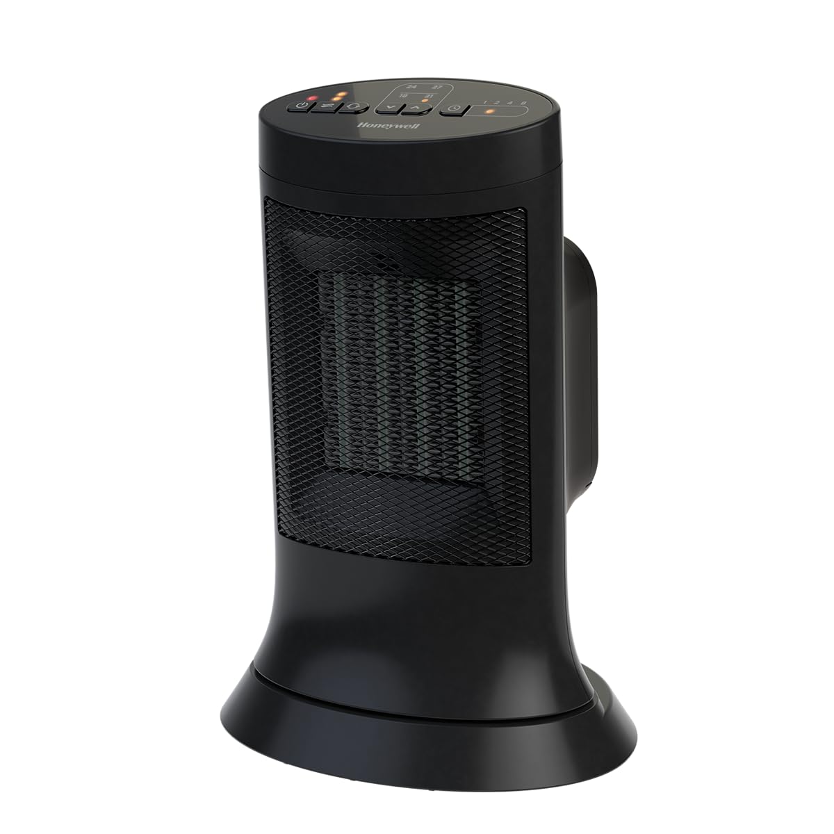 Honeywell HCE309BC Slim Ceramic Mini-Tower Space Heater for Bedroom, Office, Home, Black