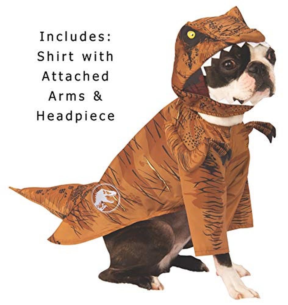 Rubies Jurassic World T. Rex Dinosaur Pet Costume for Themed Parties and Halloween, As Shown, X-Large