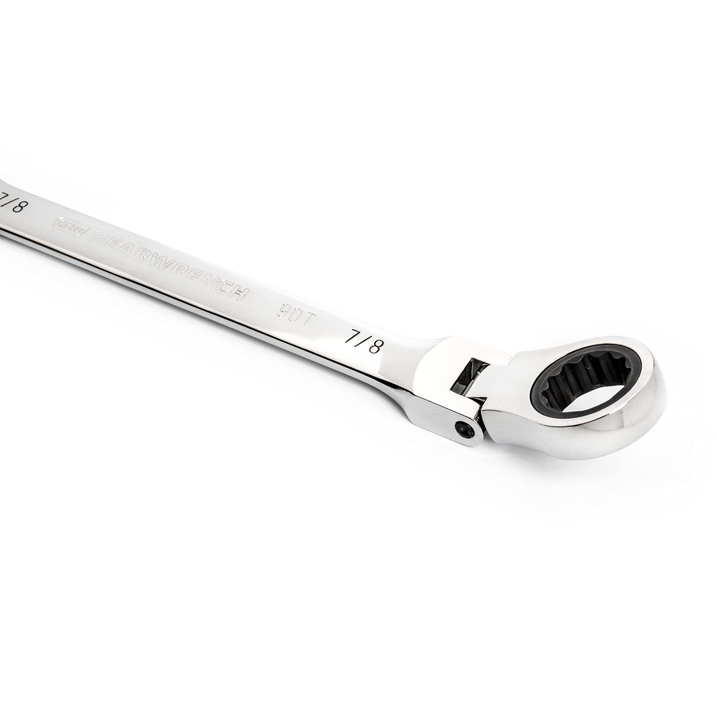 GEARWRENCH 7/8" 4 Degree Swing Arch 12 Point Flex Head Ratcheting Combination Wrench - 86751