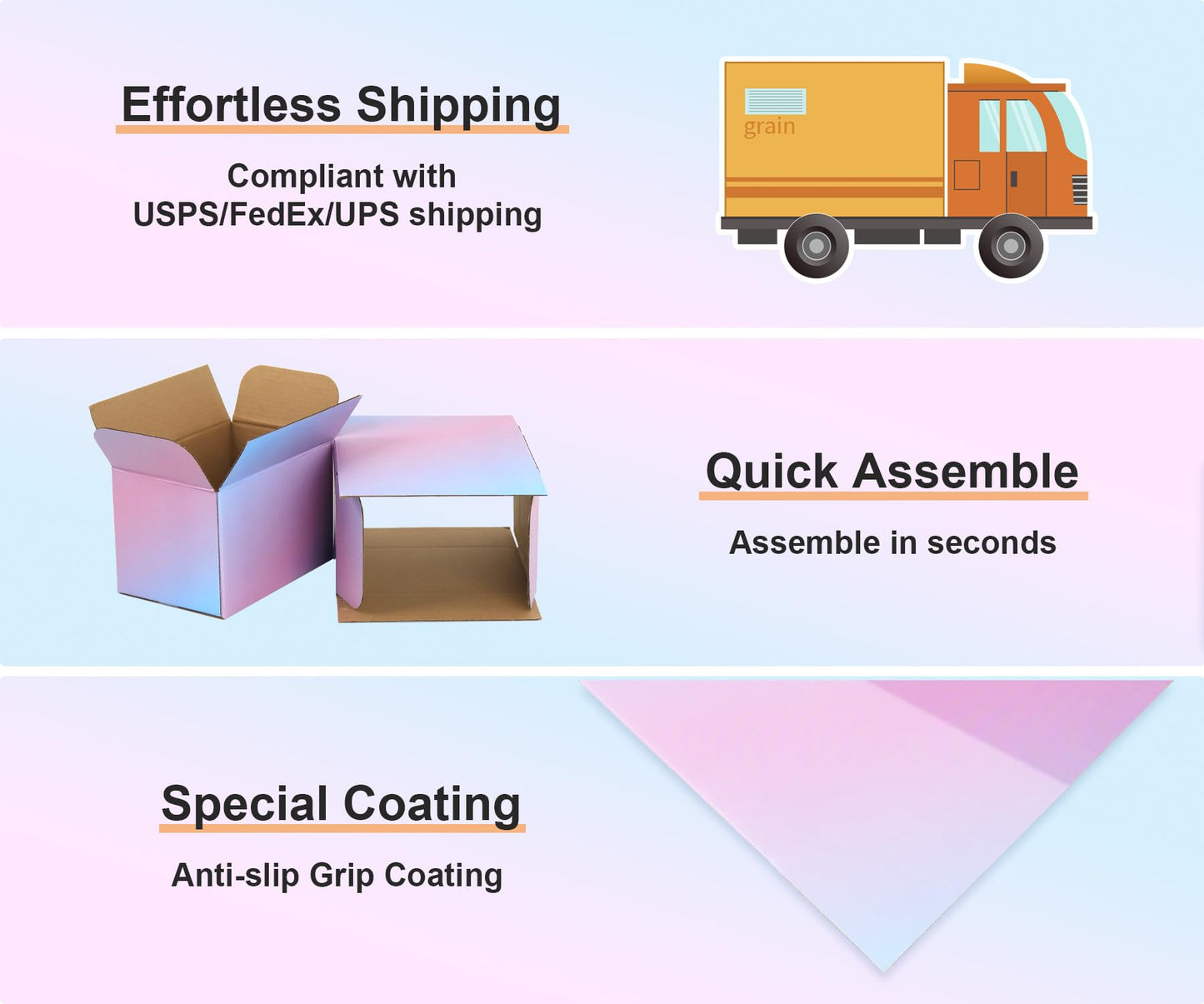 DERZIFUN 11x6x6 Medium Shipping Boxes, 30 Pack Purple Cardboard Mailer Box, Gift Boxes for Packaging Small Business