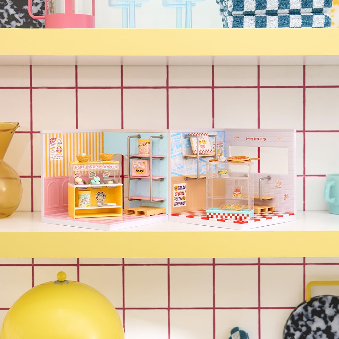 MGA's Miniverse™ Make It Mini Spaces™ Pizza Shop, Building Set, Customize, DIY Crafts, Rooms, Hobby, Collectors, Display, Gifts, 8+