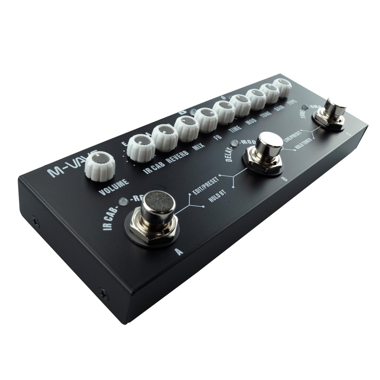 IOppWin CUBE-BABY Guitar Multi-Effects Pedal with 8 IR Cabinet Simulations, Rechargeable Battery, and Precision Tuner