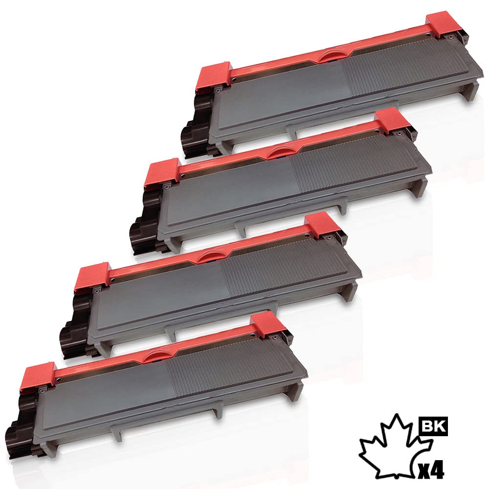 4 High Yield Inkfirst® Toner Cartridge TN-660 (TN660) Compatible Remanufactured for Brother TN-660 Black HL-L2300D HL-L2305W HL-L2320D HL-L2340DW HL-L2360DW HL-L2380DW DCP-L2520DW DCP-L2540DW MFC-L2700DW MFC-L2720DW MFC-L2740DW