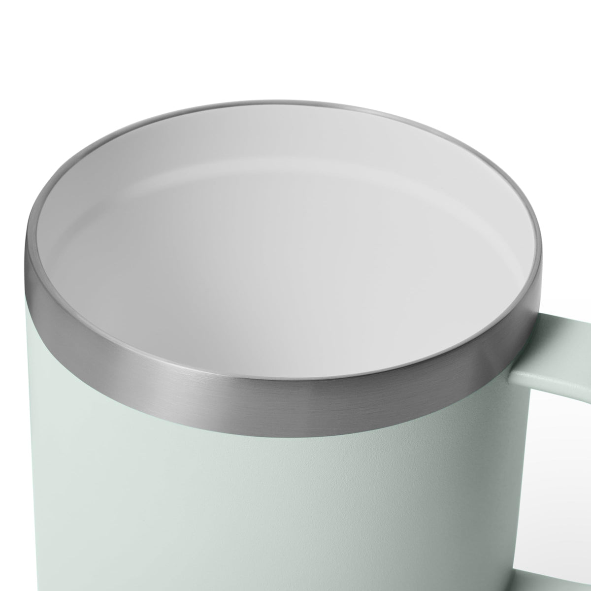 YETI Rambler 14 oz Ceramic Lined Stackable Mug, Vacuum Insulated, Stainless Steel with MagSlider Lid, Ridgeline