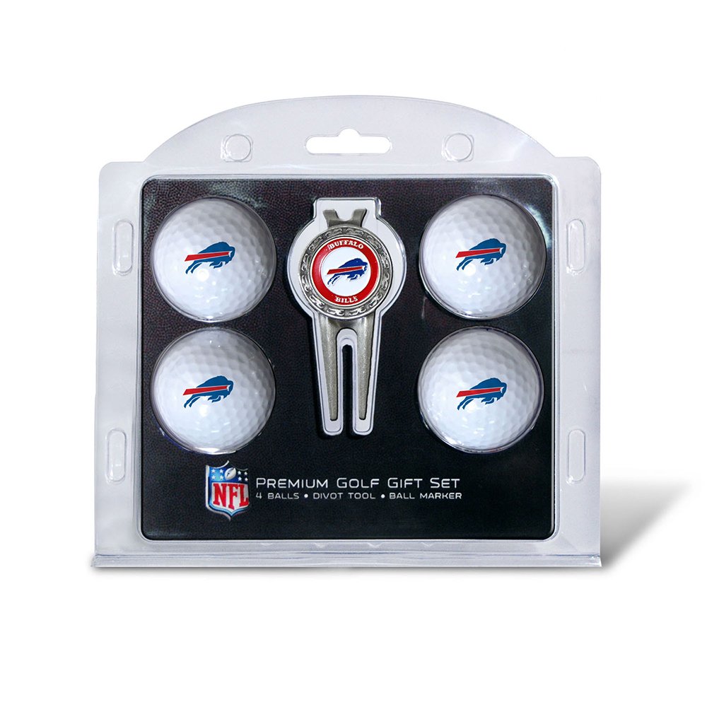 Team Golf NFL Buffalo Bills 4 Golf Balls and Divot Tool
