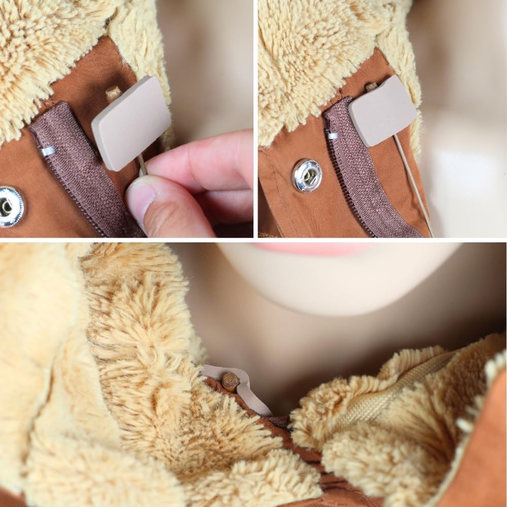 URSA Foamie Pads for Lavalier Microphones – Soft Mic Pads to Reduce Clothing Noise & Protect Against Friction – Pack of 12 with Hypoallergenic Adhesive (Caramel)