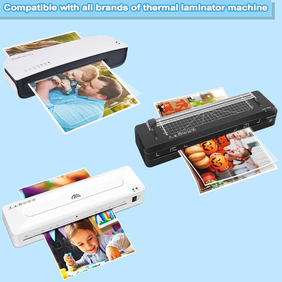 Tapsin Laminating Pouches, 500 PCS 3 Mil Laminating Sheets 9 x 11.5, Universal Thermal Laminator Sheets, Letter Size