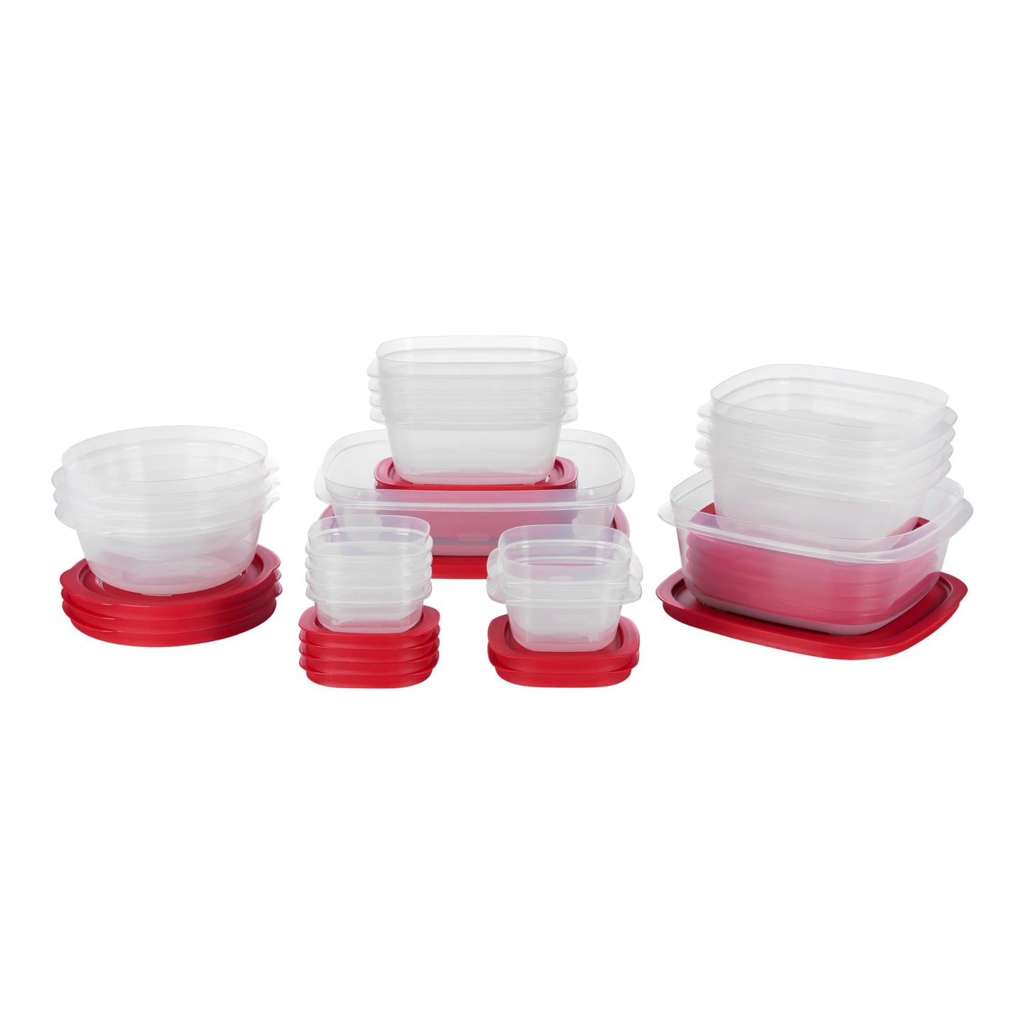 Rubbermaid EasyStore Food Storage Containers with Lids, 38-Piece Set