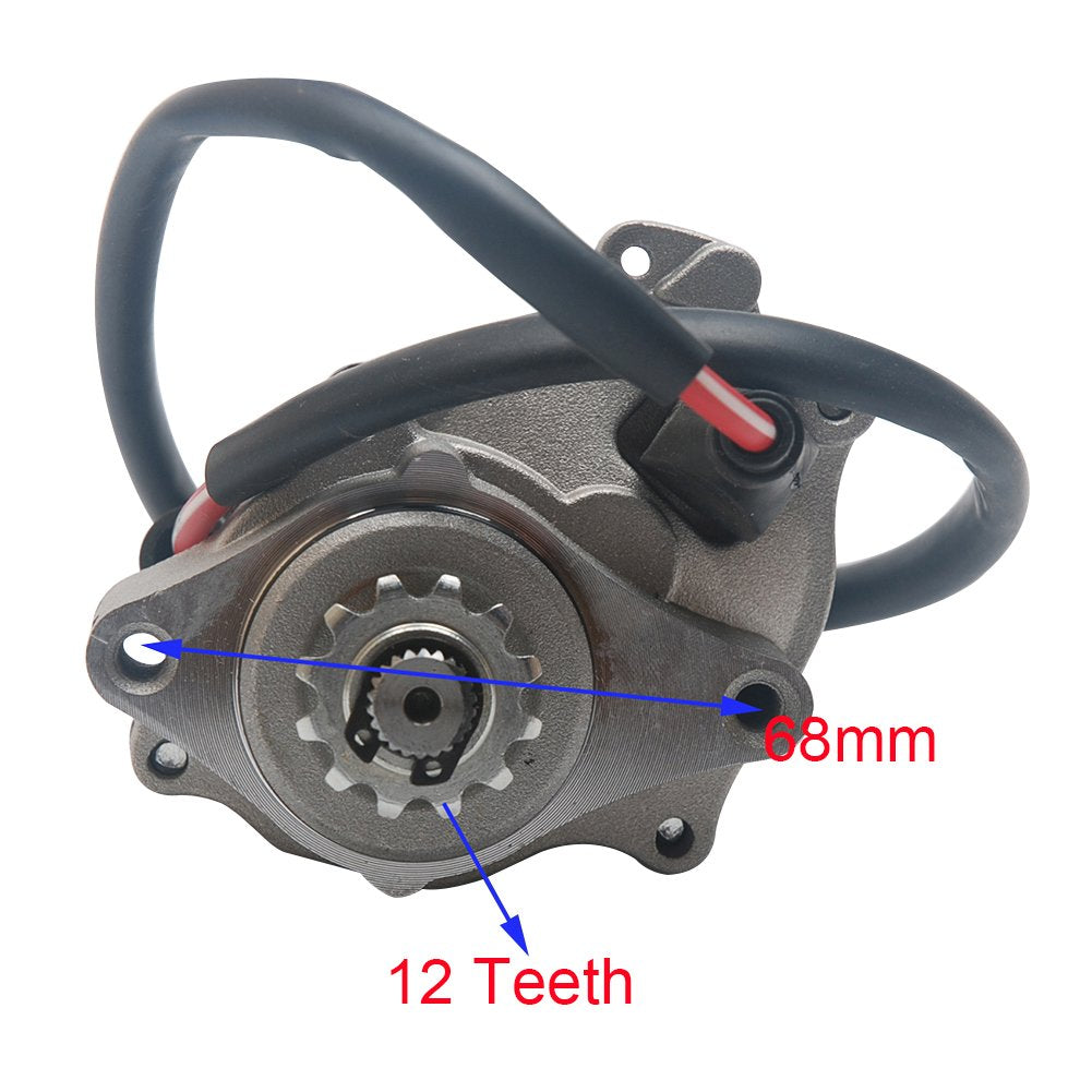 HIFROM ATV Starter Motor for Clone Bottom Mount 2-Bolt 50cc 70cc 90cc 110cc 125cc TaoTao ATV Quad Dirt Bike New