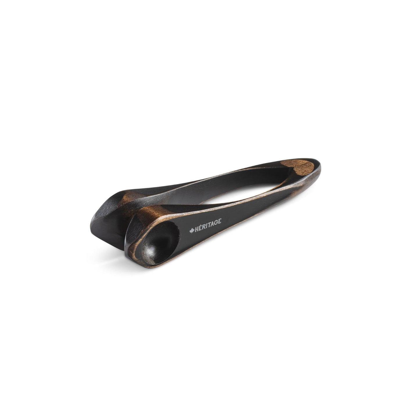 Heritage Musical Spoons Giboulée Small Canadian Maplewood Handmade Natural Wood Sound Folk Percussion Instrument - Black