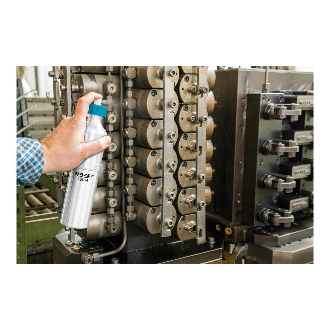 HAZET Spray Bottle 199-4 I Including Long Jet Nozzle and Short Spray Nozzle, for Spray Mist and spot Jet I Refillable for Brake Cleaner or Rust Remover