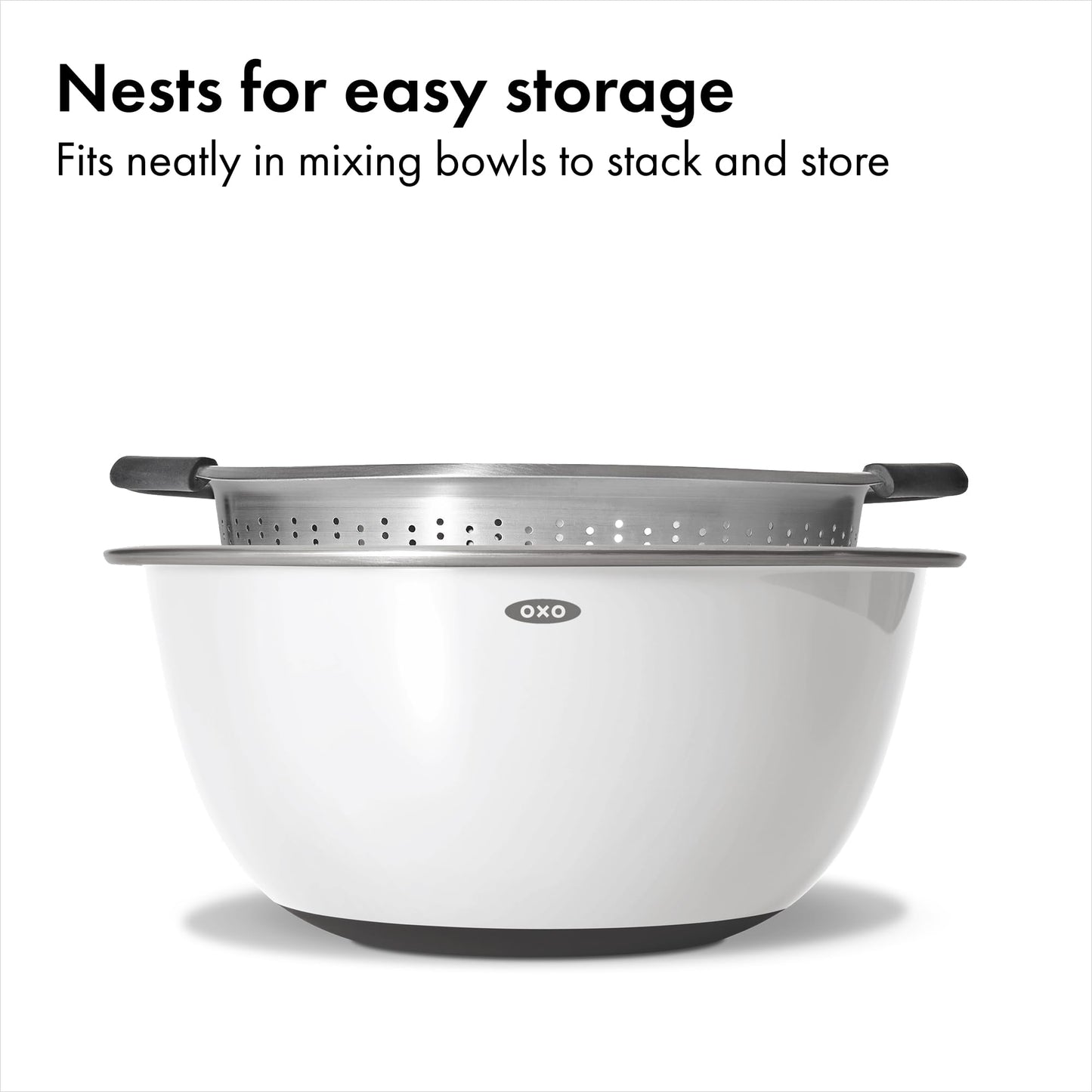 OXO Good Grips Stainless Steel 5 qt./ 4.7 L Colander