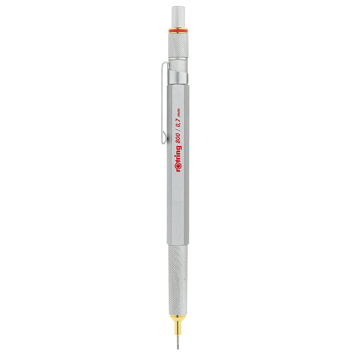 rOtring 800 Retractable Mechanical Pencil, 0.7 mm, Silver (1854234)